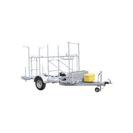 Remorque porte-conteneur - RECORD R200 - TUBESCA - de composants / à 1 essieu