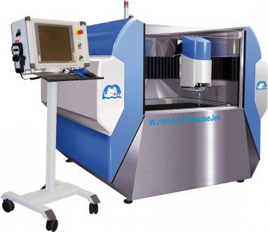 Machine de découpe au jet d'eau abrasif - Precise Jet - PTV spol. sr.o. - pour métal / de tôle / CNC