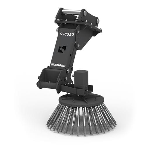 Brosse circulaire - SSC550 - CANGINIBENNE - de nettoyage / abrasive / en acier