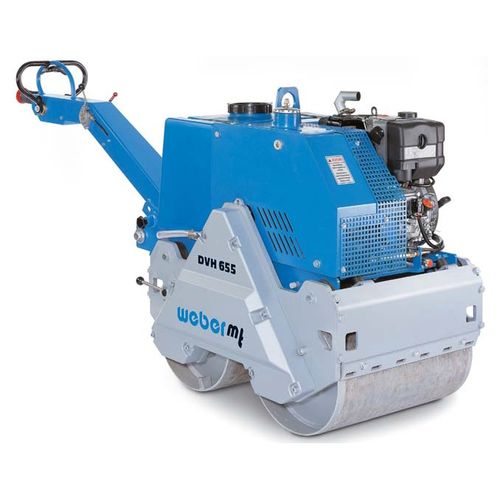 Rouleau compresseur duplex - DVH 655 E - WEBER MASCHINENTECHNIK - vibrant / manuel