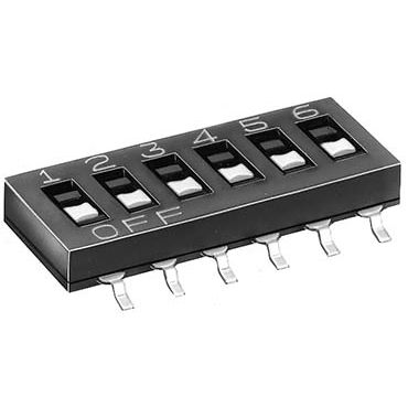 Interrupteur à glissière - SMS series - KNITTER SWITCH - multipolaire / 2 pôles / résistant aux chocs