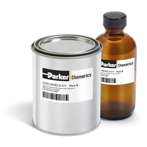 Peinture conductrice - CHO-SHIELD® 571 - Parker Chomerics Division - à blindage EMI / bi-composant / époxy