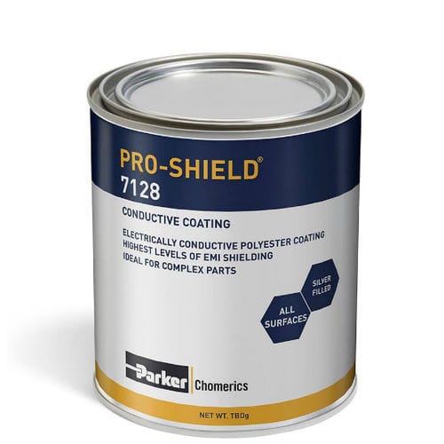 Peinture conductrice - PRO-SHIELD 7128  - Parker Chomerics Division - anticorrosion / à blindage EMI / monocomposant