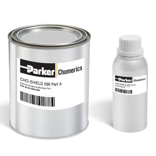 Peinture conductrice - CHO-SHIELD® 596 - Parker Chomerics Division - à blindage EMI / bi-composant / époxy