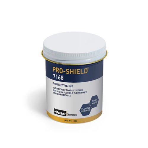 Encre de test - PRO-SHIELD 7168  - Parker Chomerics Division - pour plastique / argentée / monocomposant