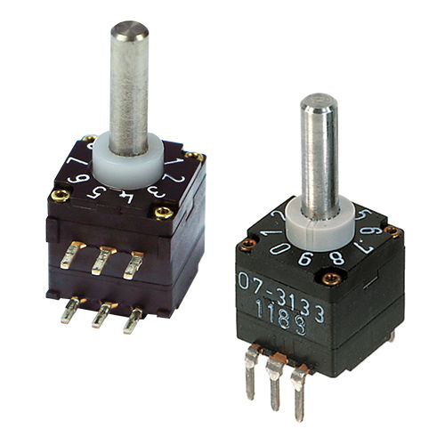 Interrupteur de codage - 07 series - Elma Electronic AG - rotatif / unipolaire / durci