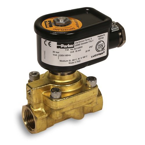 Électrovanne à action directe - H series - Parker Fluid and climate Controls Europe - 2 voies / normalement fermée / air
