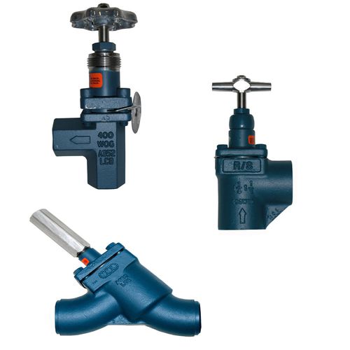 Vanne à soupape - RS - Parker Refrigerating Specialties Division - avec volant / d'arrêt / pour azote
