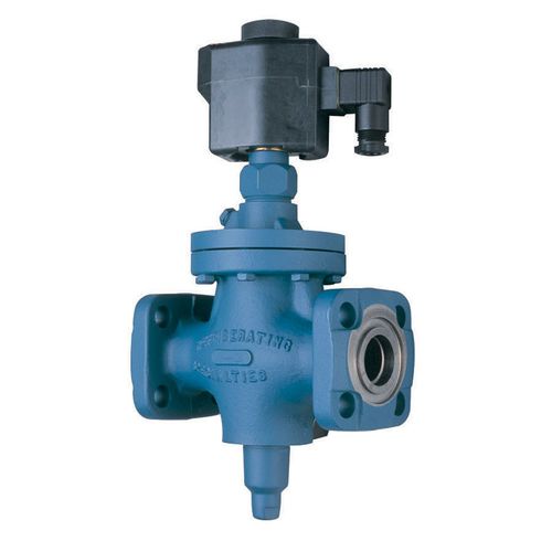 Électrovanne à commande assistée - S5A - Parker Refrigerating Specialties Division - 2 voies / pour gaz / en acier inoxydable