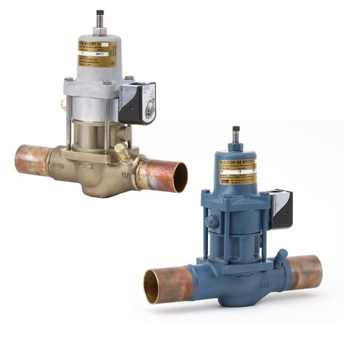 Régulateur de pression pour gaz - Flo-Con (S)PORT/ (S) PORTII - Parker Refrigerating Specialties Division - à piston / à ressort / à clapet