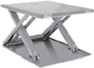 Table élévatrice à ciseaux - ADE-WERK - hydraulique / stationnaire / de faible épaisseur