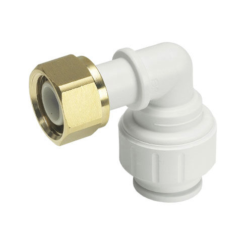 Raccord hydraulique - PEMBTC1 series - JOHN GUEST - push-in / coudé à 90° / en plastique