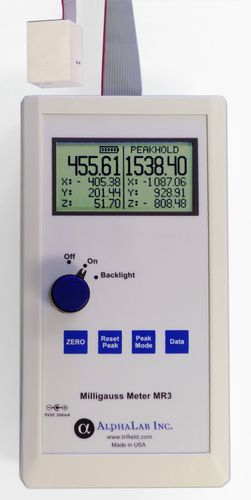 Gaussmètre portable - MR3 - AlphaLab Inc. - USB