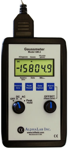Gaussmètre portable - GM2  - AlphaLab Inc. - USB