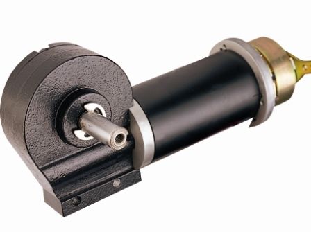 Motoréducteur DC - GW25D-03     - Chiaphua Components - à engrenage hélicoïdal / orthogonal / pour chariot de supermarché