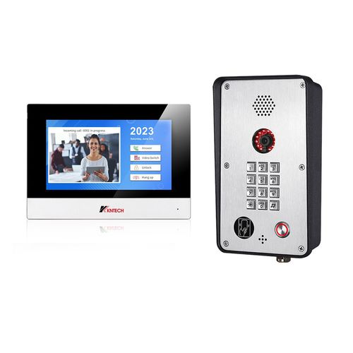 Interphone vidéo - KNPL-100-KNZD-52V - HONGKONG KOON TECHNOLOGY LTD - robuste / SIP / en acier inox