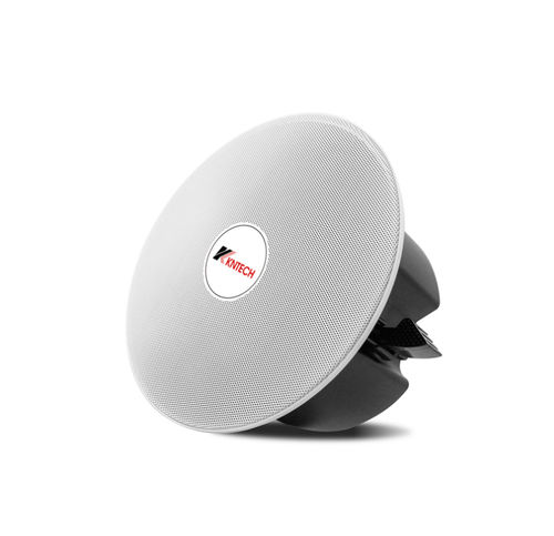 Haut-parleur de plafond - KNSIPSP-L12-7W - HONGKONG KOON TECHNOLOGY LTD - amplifié / coque en plastique / rond