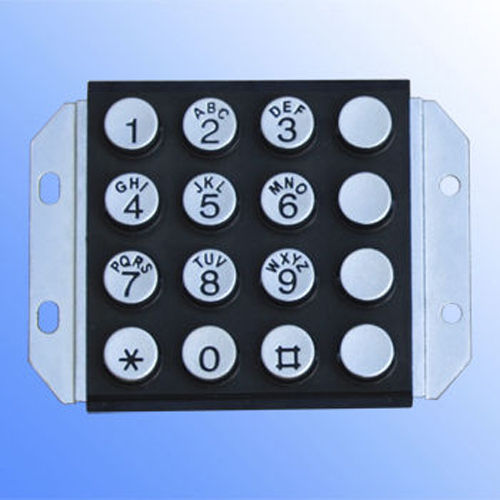 Clavier numérique 16 touches - KP1 - HONGKONG KOON TECHNOLOGY LTD - encastrable / en métal / en caoutchouc