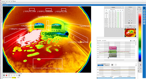 Logiciel de supervision - IMAGEPro Glass - Ametek Land - d'analyse de température / de commande / de traitement d'images
