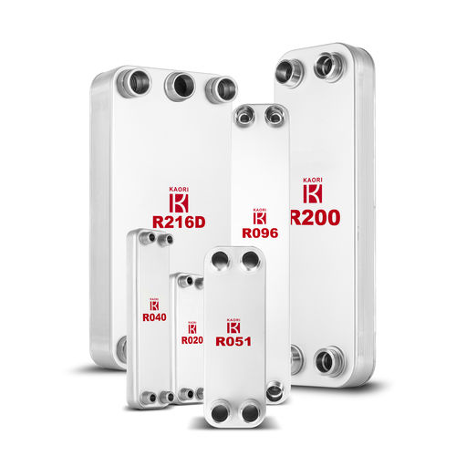 Échangeur de chaleur haute performance - R series - Kaori Heat Treatment Co., Ltd. - à plaques brasées / liquide / liquide / liquide / gaz