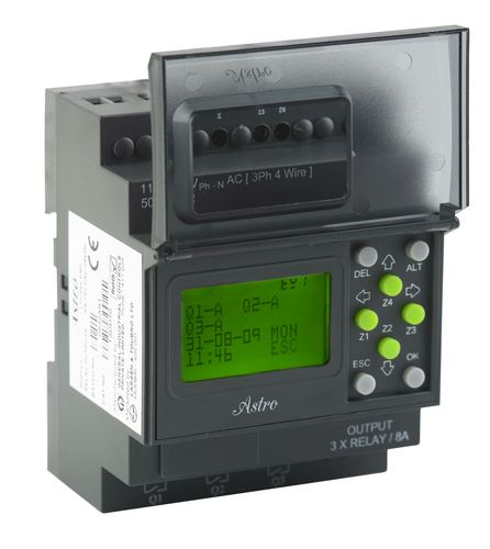 Interrupteur horaire avec horloge astronomique intégrée - 110 - 240 V AC - General Industrial Controls (P) Ltd.