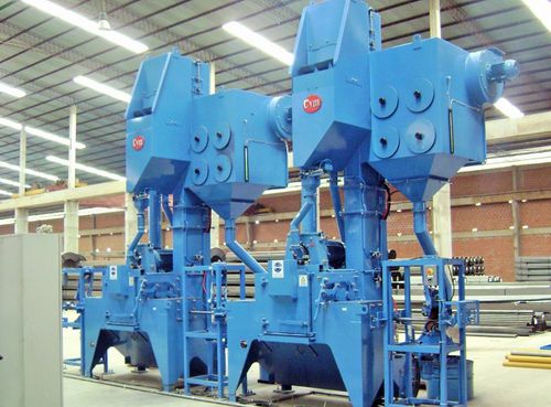 Grenailleuse à turbine - Cym Materiales - pour tubes / pour tuyaux / avec chargement