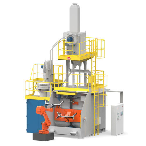 Grenailleuse de précontrainte pour métal - Cym Materiales - robotisée / avec chargement / verticale