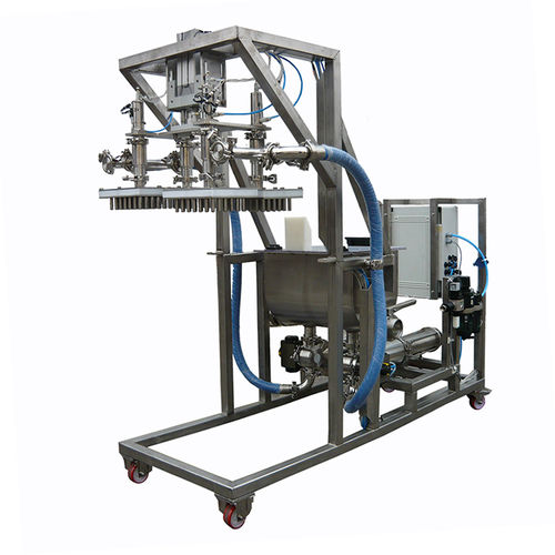 Remplisseuse automatique - LINE 25 - Telm srl - pour crème / de barquettes / pour produits alimentaires