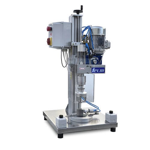 Capsuleuse électrique - Telm srl - semi-automatique / bouteille / pour bouchon à visser en plastique