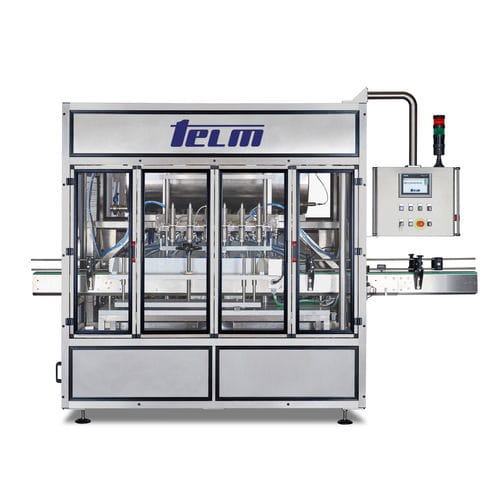 Remplisseuse capsuleuse automatique - LINE 160 - Telm srl - pour produits alimentaires / linéaire / rotative
