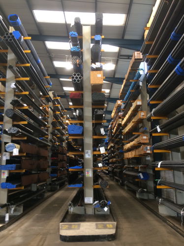 Système de rack cantilever - Wickens - réglable / pour charges longues / pour tuyaux