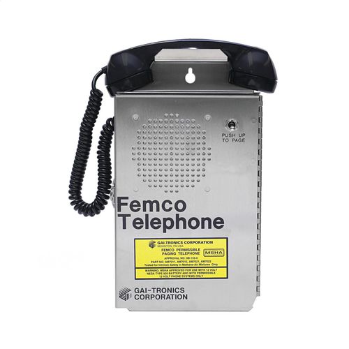 Téléphone pour mine souterraine - AM7009 - GAI-TRONICS - en acier inoxydable / d'intercom / portable