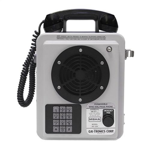 Téléphone pour mine souterraine - 491-204 - GAI-TRONICS - d'urgence / d'intercom