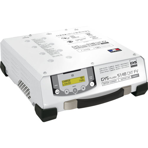 Chargeur de batterie pour véhicule électrique - GYSFLASH 51.48 CNT FV - GYS - de bureau / lithium / plomb