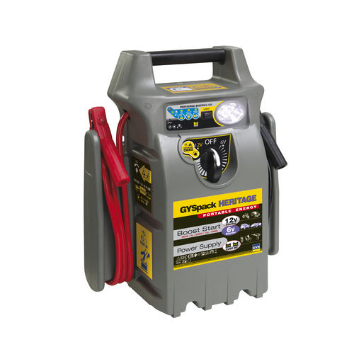 Chargeur booster de batterie pour moto - GYSPACK HERITAGE 6/12 - GYS - pour voiture / 12 V / plomb-acide