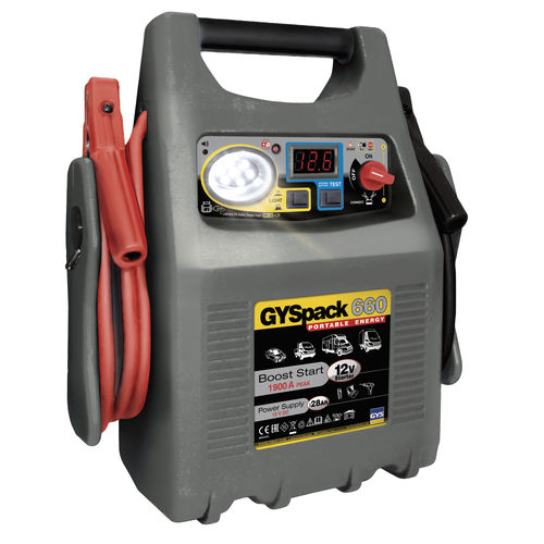 Chargeur booster de batterie pour moto - GYSPACK 660 - GYS - pour voiture / 12 V / portable