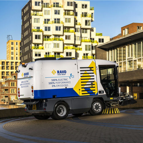 Balayeuse autoportée - RAVO R5e - Scarab Sweepers - de voirie / électrique / à batterie