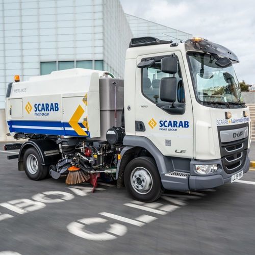 Balayeuse sur camion - Merlin 55 - Scarab Sweepers - de voirie / hydraulique / thermique