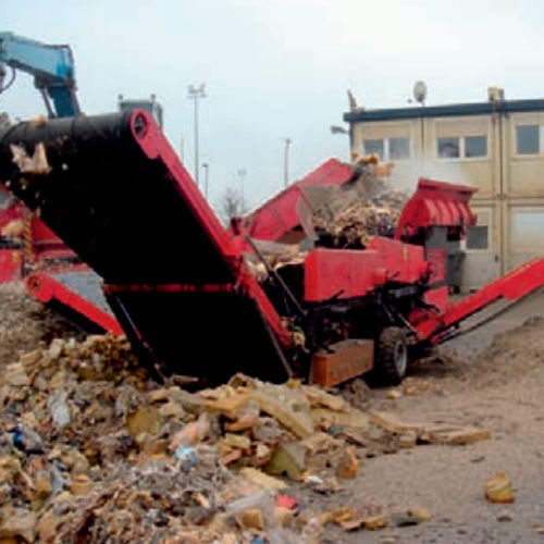 Crible mobile - HZ 16 - HAMMEL Recyclingtechnik GmbH - à tambour / pour déchets / pour le bois