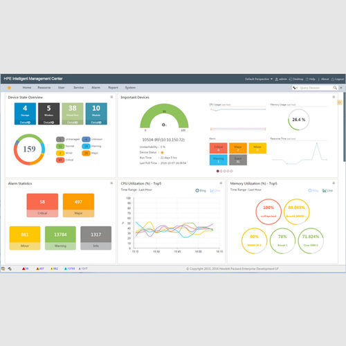 Logiciel de gestion - HPE IMC - Hewlett-Packard - de supervision / configuration / de réseau