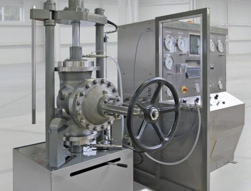 Banc d'essai vertical - VCB30-L  - Ventil Test Equipment BV - de pression / contrôlable par PC / pour vanne d'arrêt