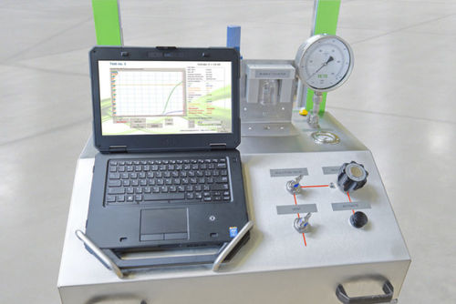 Banc d'essai de pression - VC10-CC - Ventil Test Equipment BV - contrôlable par PC / pour soupape de décharge / compact