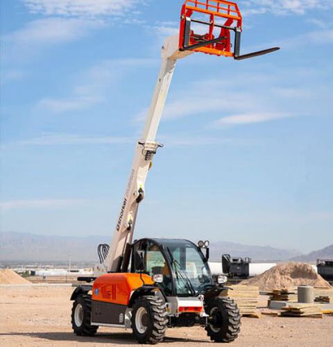 Chariot élévateur télescopique compact - SR5719E - Snorkel - pour terrain difficile