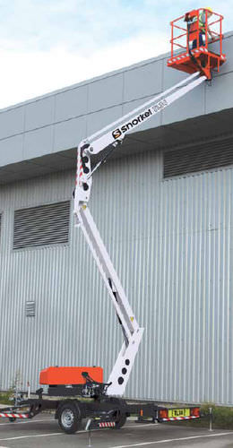 Nacelle articulée tractable - 2.2 m | TL34 - Snorkel - alimentée par batterie / pour usage extérieur