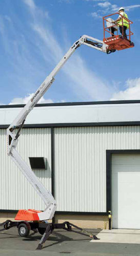 Nacelle articulée tractable - 2.1 m | TL49J - Snorkel - alimentée par batterie / pour usage extérieur