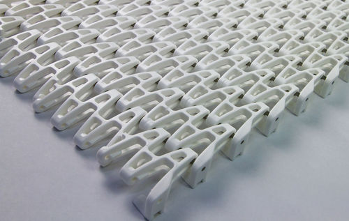 Chaîne de convoyage en plastique - SpanTech - à maillons monoblocs / pour l'industrie agroalimentaire / modulaire