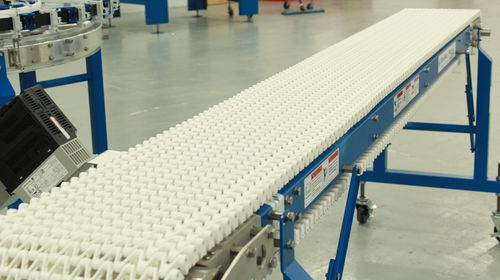 Convoyeur à chaînes - SpanTech - droit / pour carton / pour l'industrie agroalimentaire