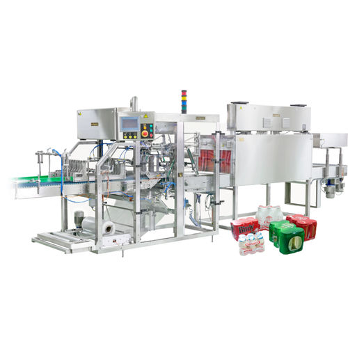 Fardeleuse totalement automatique - SIM-CMOS - Autopack Co., Ltd. - pour bouteilles / pour film thermorétractable / en continu