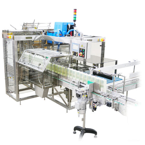 Embarquetteuse horizontale - CZA-CUA series - Autopack Co., Ltd. - automatique / en ligne / pour bouteilles