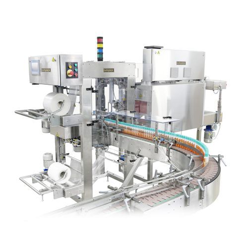 Fardeleuse automatique - SLO series - Autopack Co., Ltd. - pour bouteilles / avec barre de soudure / double